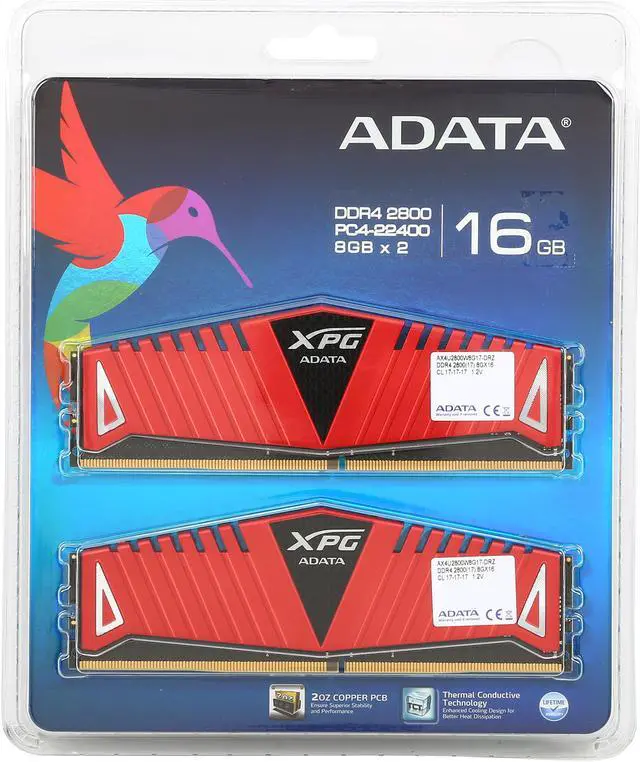 XPG Z1 16GB (2 x 8GB) DDR4 2800 (PC4 22400) Desktop Memory