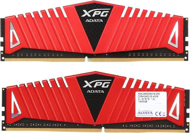 Alt view image 2 of 3 - XPG Z1 16GB (4 x 4GB) DDR4 2400 (PC4 19200) Desktop Memory Model AX4U2400W4G16-QRZ