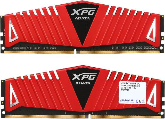 Alt view image 2 of 3 - XPG Z1 32GB (4 x 8GB) DDR4 2400 (PC4 19200) Desktop Memory Model AX4U2400W8G16-QRZ