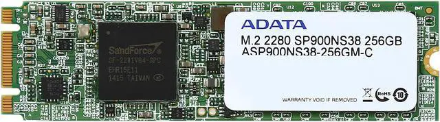 Alt view image 2 of 4 - ADATA Premier Pro SP900 M.2 2280 256GB SATA 6Gb/sec MLC Internal Solid State Drive (SSD) ASP900NS38-256GM-C