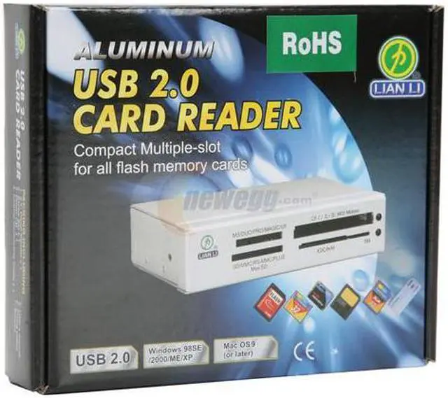 Main image of LIAN LI CR-25A 20-in-1 USB 2.0 Aluminum Card Reader