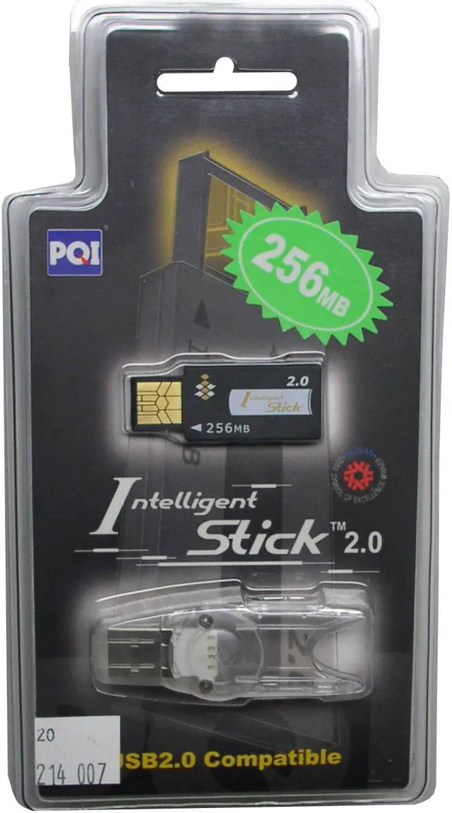 Alt view image 2 of 2 - PQI Intelligent Stick 2.0 256MB Flash Drive (USB2.0 Portable) BD01-2563-0121