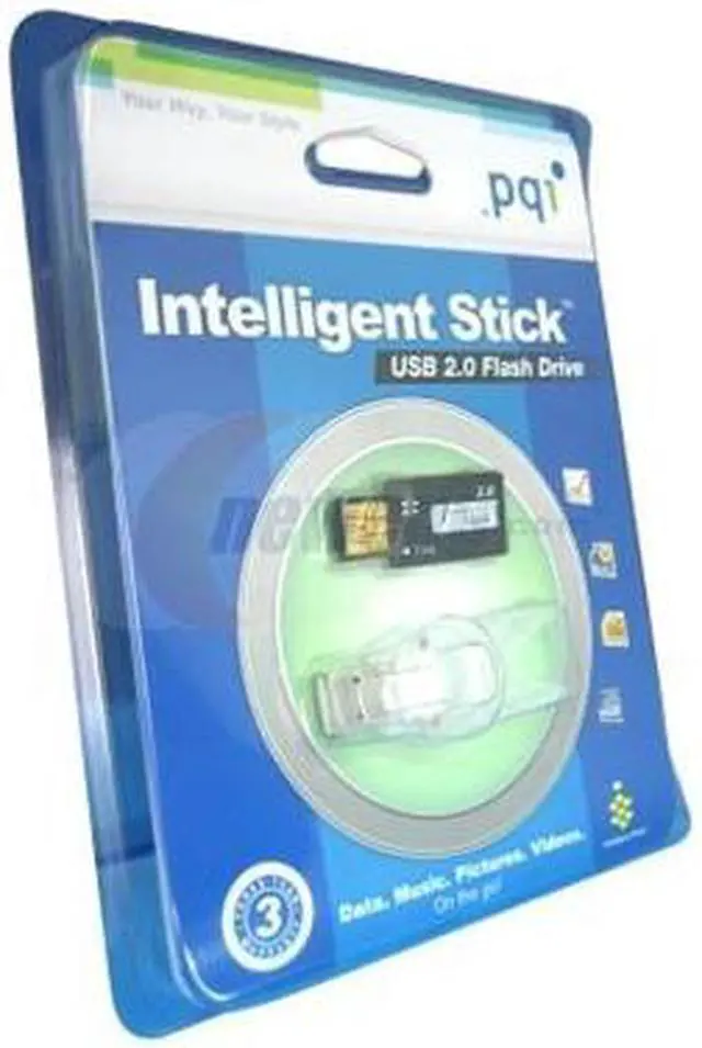 Alt view image 2 of 2 - PQI Intelligent Stick 1GB Flash Drive (USB2.0 Portable) BD01-1033-0121