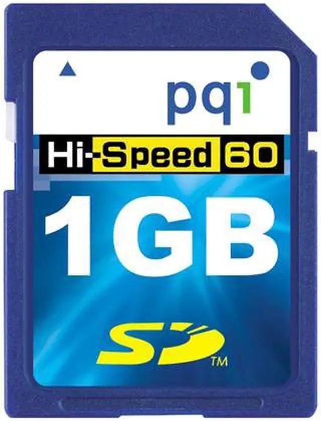 Main image of PQI 1GB Secure Digital (SD) Flash Card Model AE21-1030-0101