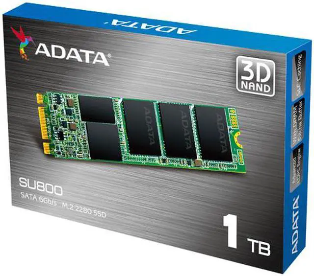 Alt view image 4 of 4 - ADATA Ultimate SU800 M.2 2280 1TB SATA III 3D NAND Internal Solid State Drive (SSD) ASU800NS38-1TT-C