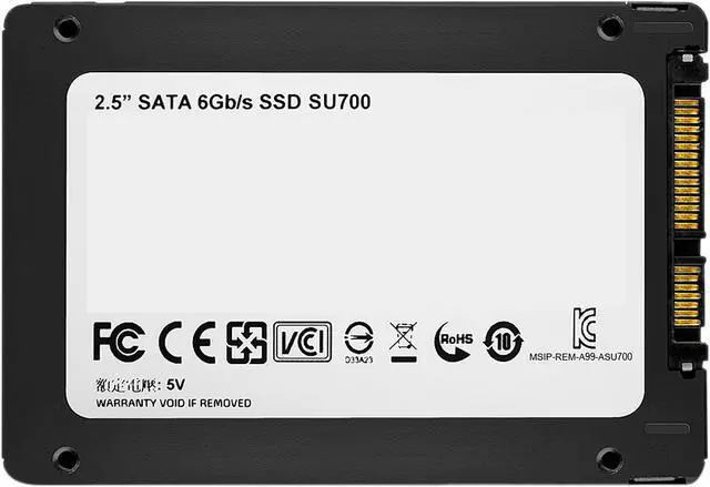 Alt view image 2 of 3 - ADATA Ultimate SU700 2.5" 120GB SATA III 3D NAND Internal Solid State Drive (SSD) ASU700SS-120GT-C