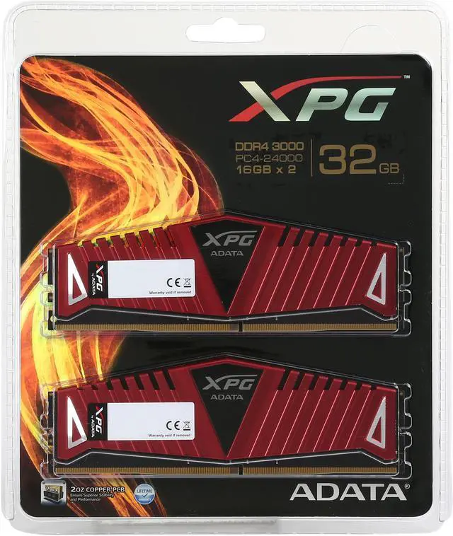 Alt view image 2 of 2 - XPG Z1 32GB (2 x 16GB) DDR4 3000 (PC4 24000) Desktop Memory Model AX4U3000316G16-DRZ