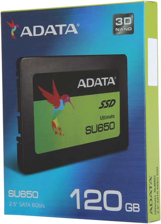 Alt view image 4 of 4 - ADATA Ultimate SU650 2.5" 120GB SATA III 3D NAND Internal Solid State Drive (SSD) ASU650SS-120GT-C