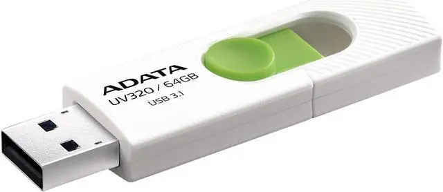Alt view image 2 of 4 - ADATA 64GB UV320 USB 3.1 Flash Drive (AUV320-64G-RWHGN)