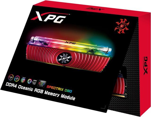 Alt view image 6 of 6 - XPG SPECTRIX D80 16GB (2 x 8GB) DDR4 3200 (PC4 25600) Desktop Memory Model AX4U320038G16-DR80