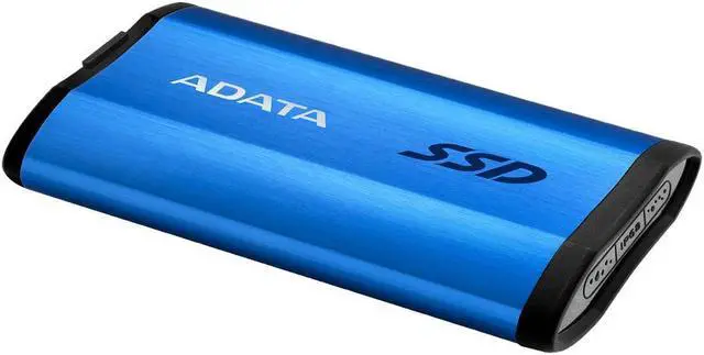 Alt view image 3 of 5 - ADATA SE800 512GB IP68 Rugged - Up to 1000 MB/s - SuperSpeed USB 3.2 Gen 2 USB-C External Portable SSD Blue (ASE800-512GU32G2-CBL)