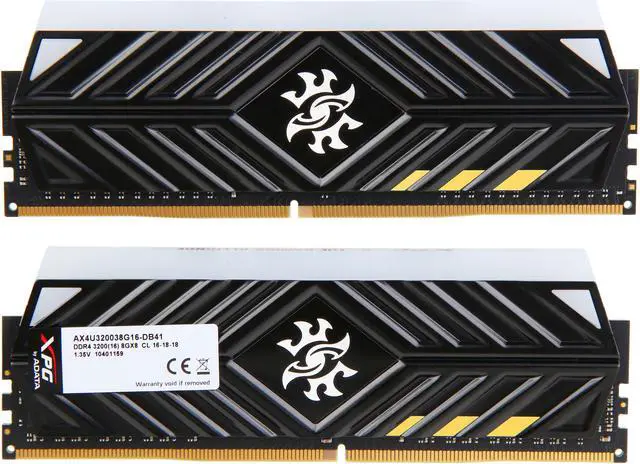 Alt view image 3 of 3 - XPG SPECTRIX D41 16GB (2 x 8GB) 288-Pin DDR4 SDRAM DDR4 3200 (PC4 25600) TUF RGB Gaming Desktop Memory Model AX4U320038G16-DB41