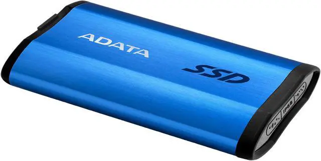 Alt view image 2 of 6 - ADATA SE800 1TB IP68 Rugged - Up to 1000 MB/s - SuperSpeed USB 3.2 Gen 2 USB-C External Portable SSD Blue (ASE800-1TU32G2-CBL)