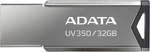Alt view image 2 of 3 - ADATA 32GB UV350 USB 3.2 Gen 1 Flash Drive (AUV350-32G-RBK)