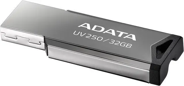 Alt view image 2 of 3 - ADATA 32GB UV250 USB 2.0 Flash Drive (AUV250-32G-RBK)
