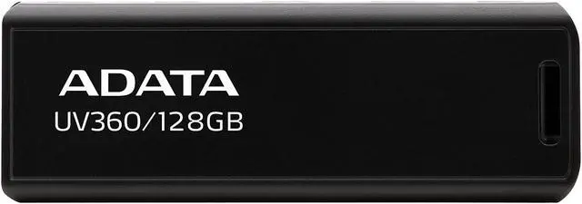 Alt view image 2 of 5 - ADATA 128GB UV360 USB 3.2 Gen 1 Flash Drive (AUV360-128G-RBK)