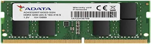 Main image of ADATA 16GB 260-Pin DDR4 SO-DIMM DDR4 3200 (PC4 25600) Laptop Memory Model AD4S320016G22-SGN