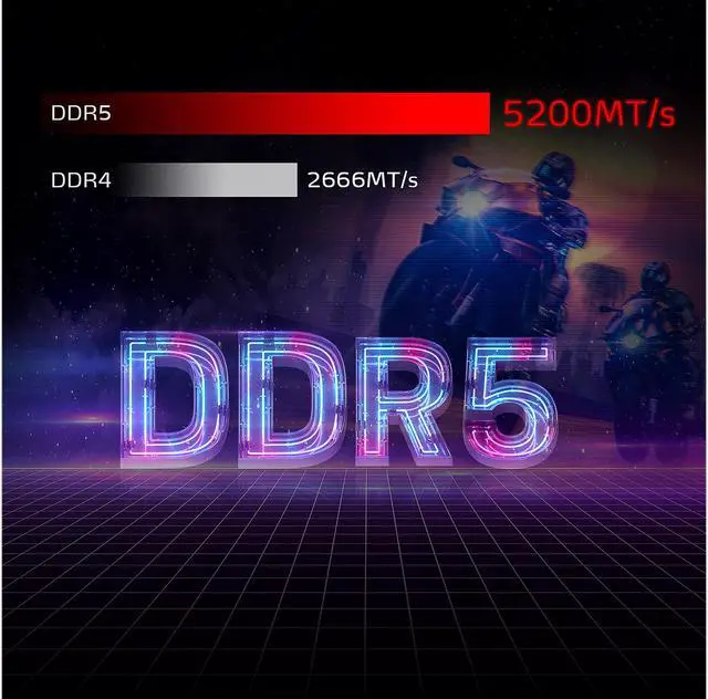 Alt view image 4 of 11 - XPG LANCER 32GB (2 x 16GB) 288-Pin PC RAM DDR5 5200 (PC5 41600) Desktop Memory Model AX5U5200C3816G-DCLABK