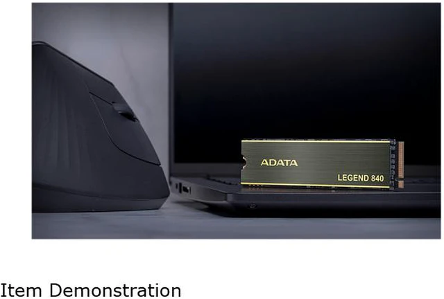 Alt view image 4 of 4 - ADATA LEGEND 840 M.2 2280 1TB PCI-Express 4.0 x4, NVMe 1.4 3D NAND Internal Solid State Drive (SSD) ALEG-840-1TCS