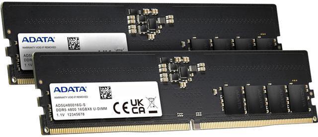 ADATA 32GB (2 x 16GB) 288-Pin DDR5 SDRAM DDR5 4800 (PC5 38400