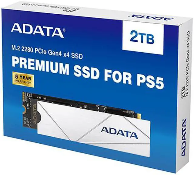 Alt view image 4 of 4 - ADATA PREMIUM SSD FOR PS5 M.2 2280 2TB PCI-Express 4.0 x4, NVMe 1.4 3D NAND Internal Solid State Drive (SSD) APSFG-2T-CSUS