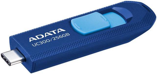 ADATA 256GB UC300 Type-C USB 3.2 Gen1 Flash Drive, Speed Up to 100MB/s  (ACHO-UC300-256G-RNB/BU)