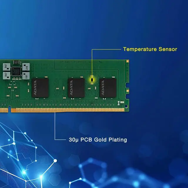 Alt view image 10 of 10 - ADATA XPG 64GB (1x64GB) ECC Registered DDR5 5600 (PC5 44800) Memory Model AD5R560064G40-SHYA
