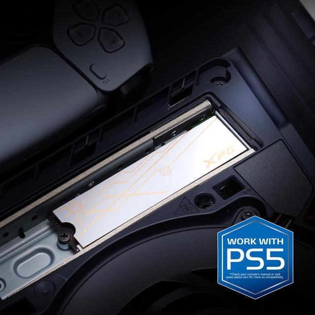 Alt view image 4 of 9 - XPG BLADE M.2 2280 2TB PCI-Express 5.0 x4 3D NAND Internal Solid State Drive (SSD) Speed up to 14000mb/s SMAR-980B-2TCS