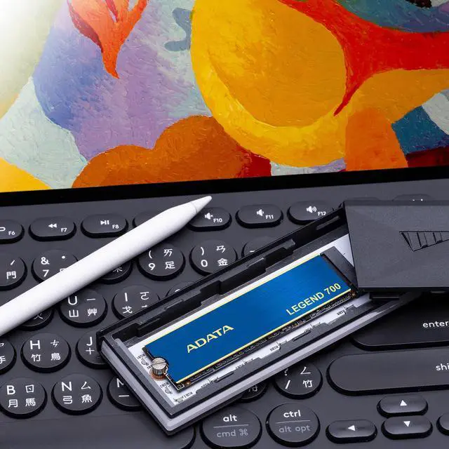 Alt view image 10 of 11 - ADATA LEGEND 700 M.2 2280 256GB PCI-Express 3.0 x4 3D NAND Internal Solid State Drive (SSD) ALEG-700-256GCS