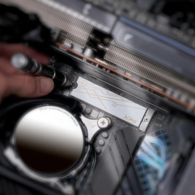 Alt view image 5 of 10 - XPG BLADE M.2 2280 8TB PCI-Express 5.0 x4 3D NAND Internal Solid State Drive (SSD) with DRAM Cache, Speed up to 14000mb/s SMAR-980B-8TCS