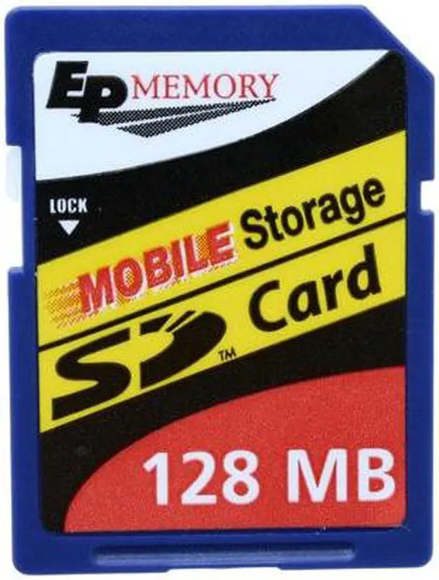 EP Memory Storage Secure 128MB Secure Digital (SD) Flash Media Model ...