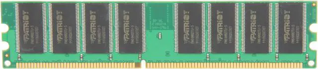 Alt view image 2 of 3 - Patriot 1GB DDR 400 (PC 3200) Desktop Memory Model PSD1G400