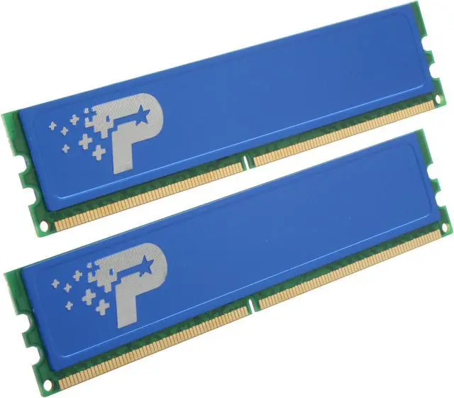 Main image of Patriot Signature 2GB (2 x 1GB) DDR2 667 (PC2 5300) Dual Channel Kit Desktop Memory Model PSD22G667KH