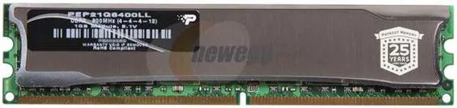 Alt view image 2 of 3 - Patriot Extreme Performance 1GB DDR2 800 (PC2 6400) Desktop Memory Model PEP21G6400LL