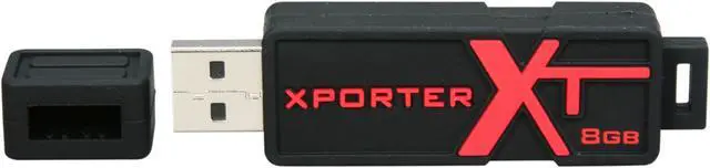 Alt view image 3 of 6 - Patriot Xporter XT Boost 8GB Flash Drive (USB 2.0 Portable) PEF8GUSB