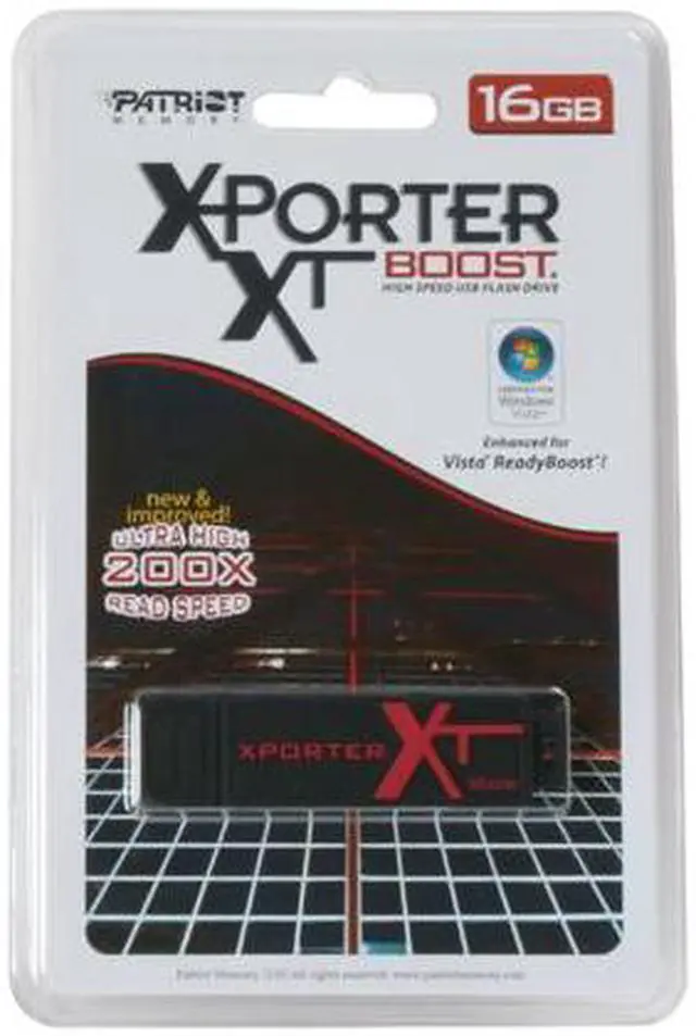 Alt view image 3 of 3 - Patriot Xporter XT Boost 16GB Flash Drive (USB 2.0 Portable) PEF16GUSB
