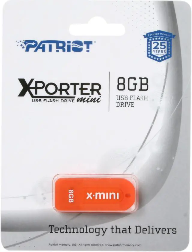 Alt view image 5 of 5 - Patriot Xporter Mini 8GB Flash Drive (USB2.0 Portable) PSF8GMUSB