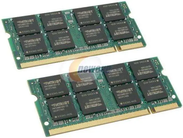 Alt view image 3 of 4 - Patriot 4GB (2 x 2GB) 200-Pin DDR2 SO-DIMM DDR2 800 (PC2 6400) Dual Channel Kit Laptop Memory Model PSD24G800SK