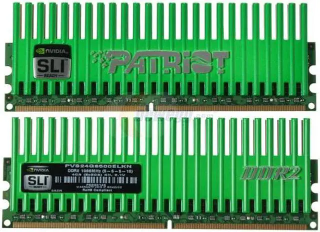Alt view image 3 of 4 - Patriot Viper 4GB (2 x 2GB) DDR2 1066 (PC2 8500) Dual Channel Kit Desktop Memory Model PVS24G8500ELKN