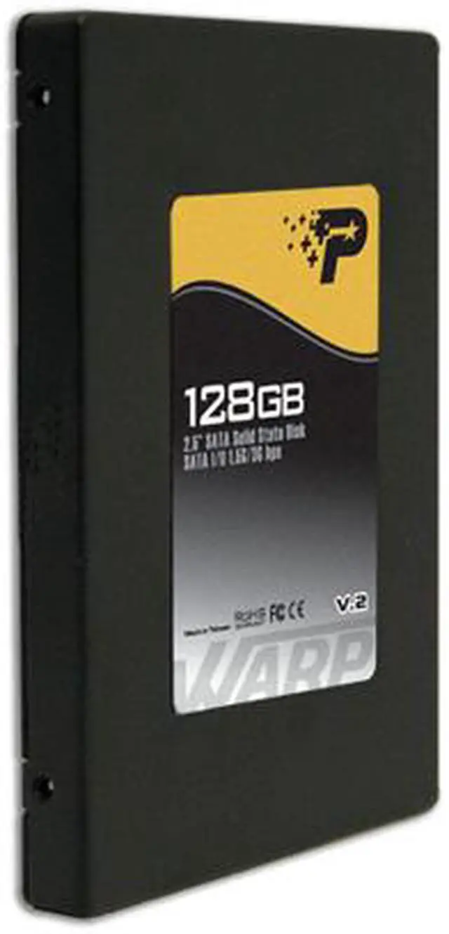 Main image of Patriot Warp 2.5" 128GB SATA II Internal Solid State Drive (SSD) PE128GS25SSDR