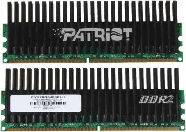 Alt view image 2 of 3 - Patriot Viper 8GB (2 x 4GB) DDR2 800 (PC2 6400) Desktop Memory Model PVS28G6400ELK
