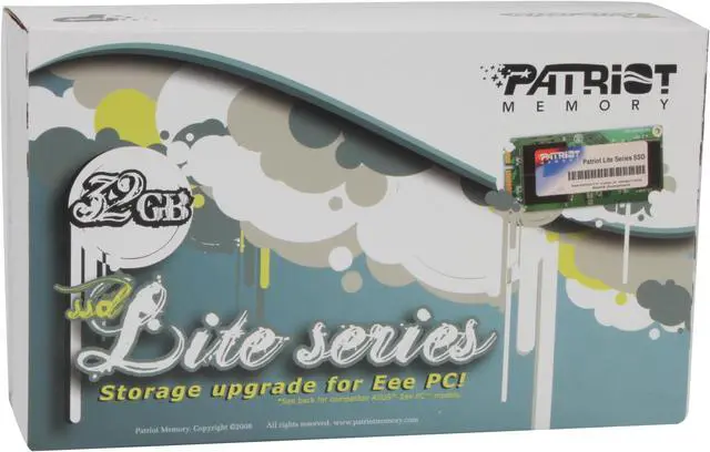 Alt view image 5 of 5 - Patriot Lite PL32GPEPCSSDR 32GB Mini PCIe Internal Solid state disk (SSD)