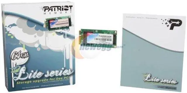 Alt view image 2 of 2 - Patriot Lite PL64GPEPCSSDR 64GB Mini PCIe Internal Solid state disk (SSD)