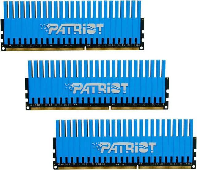 Main image of Patriot Viper 6GB (3 x 2GB) DDR3 1600 (PC3 12800) Desktop Memory Model PVT36G1600ELK