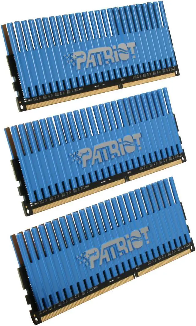 Main image of Patriot Viper 6GB (3 x 2GB) DDR3 1333 (PC3 10666) Desktop Memory Model PVT36G1333LLK