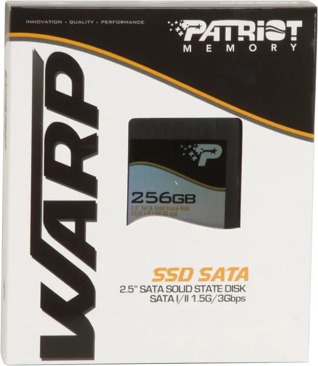 Alt view image 5 of 5 - Patriot Extreme Performance (EP) Warp PE256GS25SSDR 2.5" 256GB SATA II Internal Solid state disk (SSD) V3