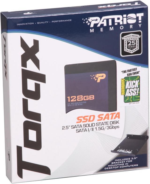 Main image of Patriot Torqx 2.5" 128GB SATA II Internal Solid State Drive (SSD) PFZ128GS25SSDR
