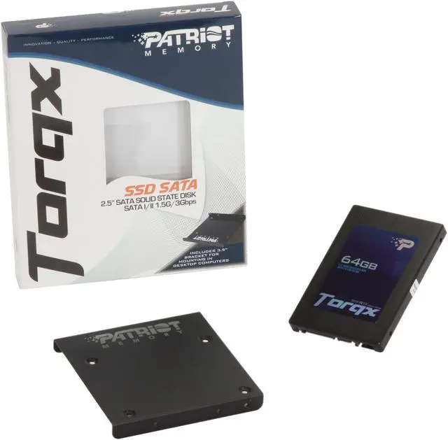 Alt view image 4 of 4 - Patriot Torqx 2.5" 64GB SATA II Internal Solid State Drive (SSD) PFZ64GS25SSDR
