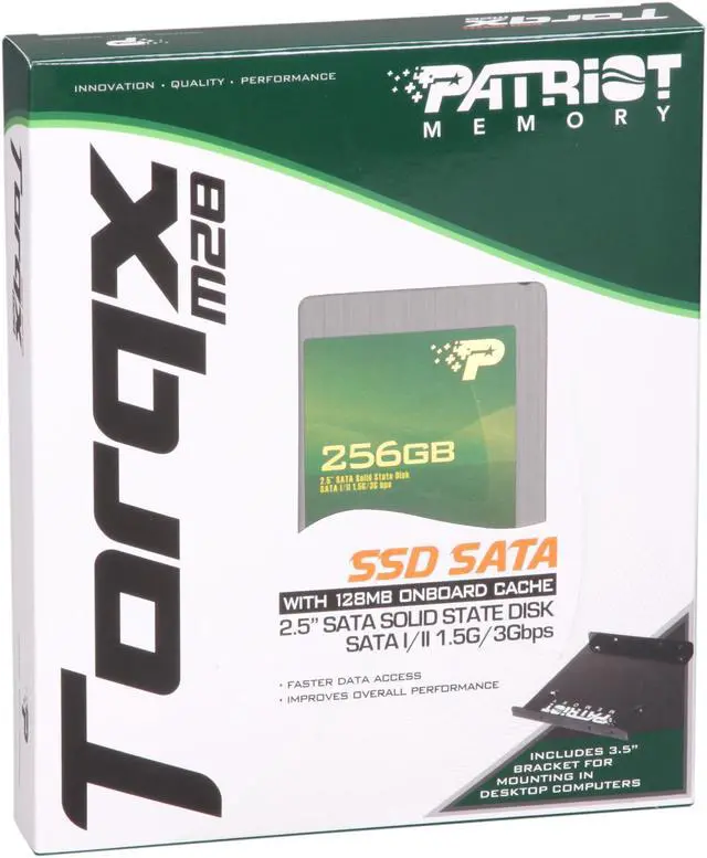 Main image of Patriot Torqx M28 Series 2.5" 256GB SATA II Internal Solid State Drive (SSD) PTX256GS25SSDR