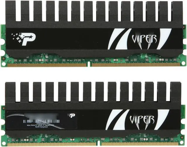 Alt view image 2 of 3 - Patriot Viper II 4GB (2 x 2GB) DDR2 1066 (PC2 8500) Desktop Memory w/Futuremark 3DMark Vantage Bundle Model PV224G8500ELKB
